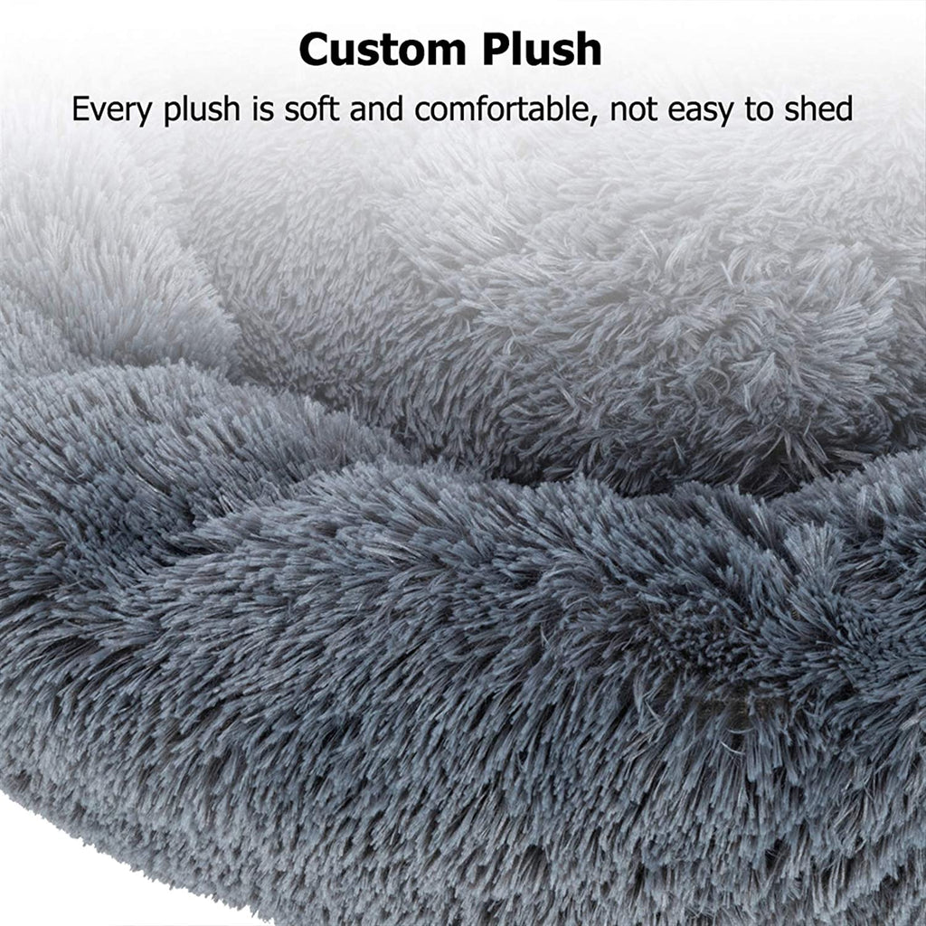 Dog Bed, Dog Beds for Medium Dogs, Small Outdoor Dog Beds, Washable Dog Bed and Cat Bed, Faux Fur Pet Bed, Anti-Slip Dog Bed Cat Bed