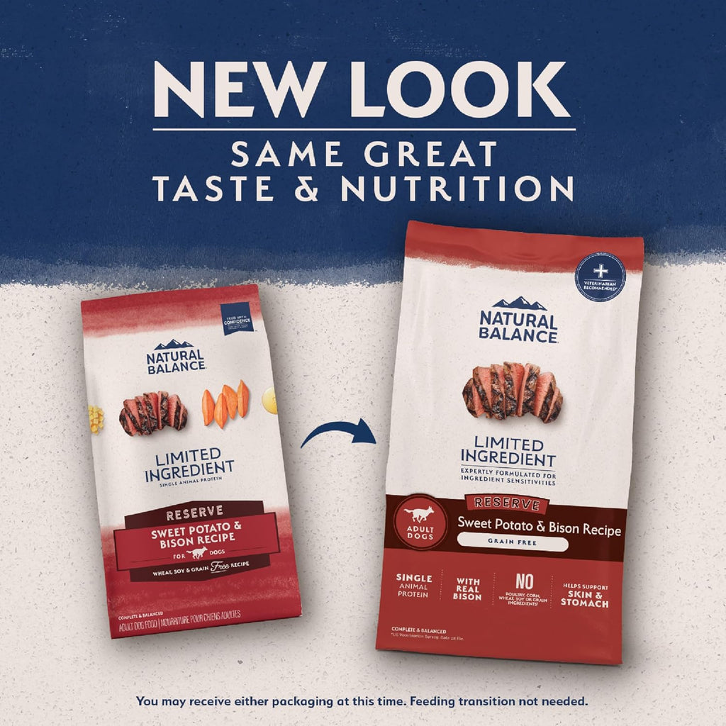 Limited Ingredient Diet | Adult Grain-Free Dry Dog Food | Protein Options Include Salmon, Duck, Bison, Beef, Lamb, Venison, or Chicken
