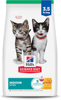 Dry Cat Food, Kitten, Indoor, Chicken Recipe, 3.5 Lb. Bag