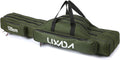 Fishing Rod Case 3 Layers Oxford Fishing Rod Bag Portable Folding Fishing Rod Carrier Case Fishing Reel Tackle Storage Travel Bags(90Cm/120Cm/150Cm)