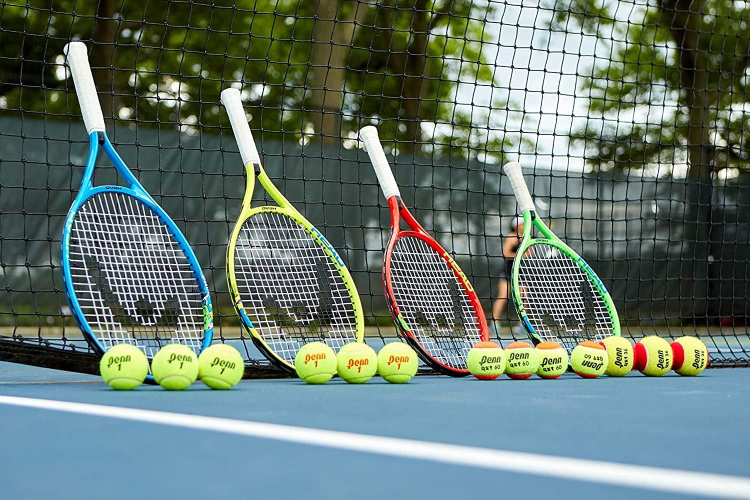 Speed Kids Tennis Racquet - Beginners Pre-Strung  Light Balance Jr Racket