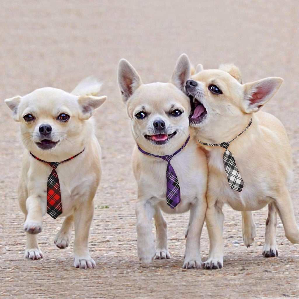 Dog Ties for Large Dogs, Pet Neck Tie, with Adjustable Collar, Bulk Bow Ties Bowties Necktie Grooming Accessories for Girl Boy Dog Valentines Holiday Birthday Wedding Cosplay Costumes